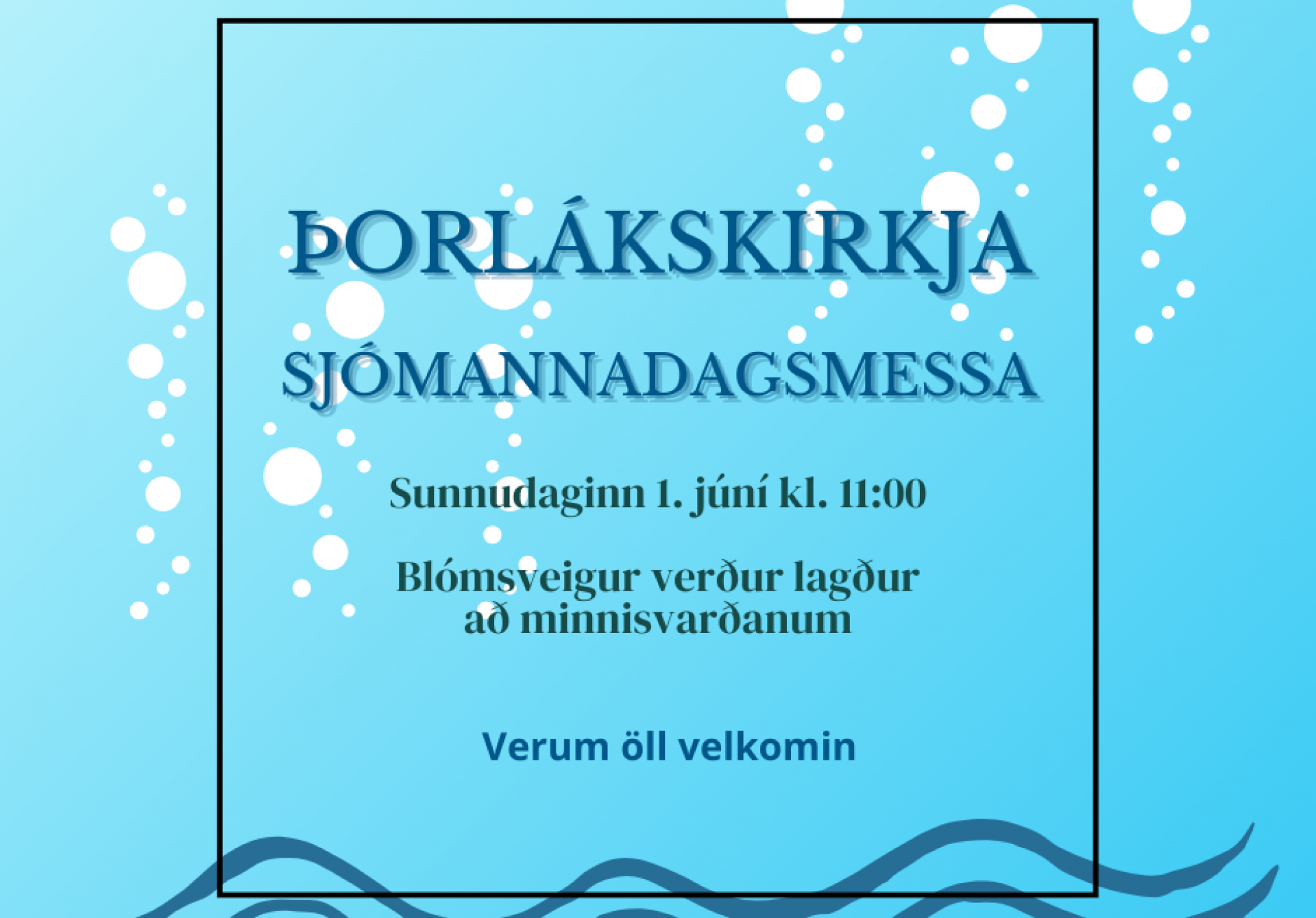 Sjómannadagsmessa í Þorlákskirkju